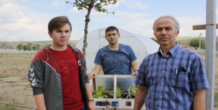 Öğrencilerden otomasyonlu sera