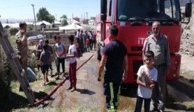 Van'da yangın