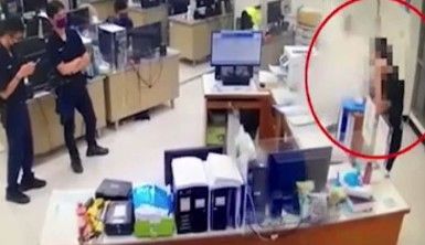 Girdiği karakolda bomba patlattı, ağır yaralandı