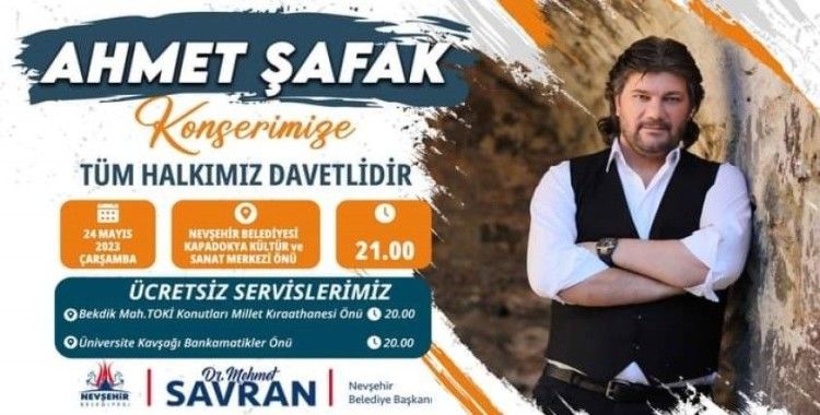 Ahmet Şafak Nevşehirlilerle buluşuyor