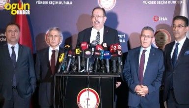 YSK Başkanı Yener: 'Saat 1815 itibarıyla basın mensuplarımızın, haber ajanslarımızın yayım ve veri girişine izin verilmiştir'