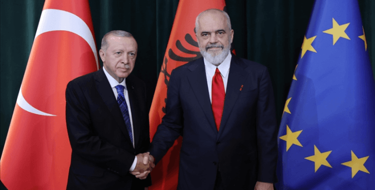 Cumhurbaşkanı Erdoğan, Arnavutluk Başbakanı Rama ile görüştü