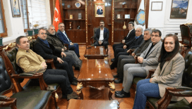 CHP heyeti Büyükşehir Belediyesini ziyaret etti
