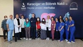 SANKO Üniversitesi Hastanesi’nde üç hasta kadavradan böbrek nakliyle yaşama tutundu
