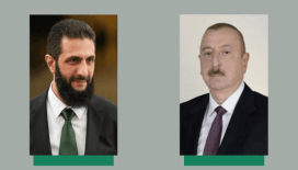 Azerbaycan Cumhurbaşkanı Aliyev, Suriye Cumhurbaşkanı Şara'yı tebrik etti