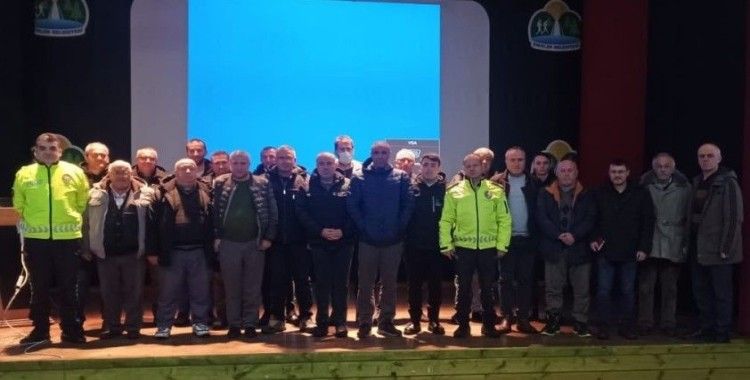 Sinop’ta okul müdürleri ve servis şoförlerine eğitim
