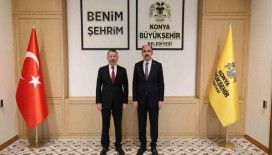 Rektör Kırışık, Konya Büyükşehir Belediye Başkanı Altay ile bir araya geldi
