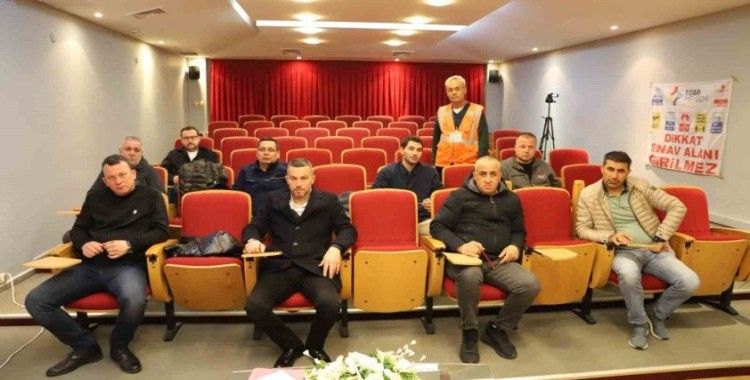 Yeterlilik belgesi sınavı yapıldı
