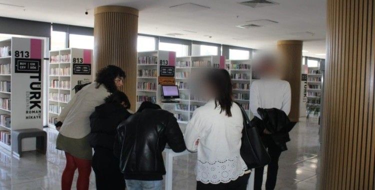 Denetimli serbestlik altındaki çocuklar Eskişehir İl Halk Kütüphanesi’ni ziyaret etti