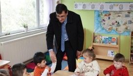 Başkan Eyüp Kahveci, minik öğrencilerle buluştu
