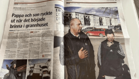 İsveç'te komşularını yangından kurtaran Türk baba oğul 'kahraman' ilan edildi