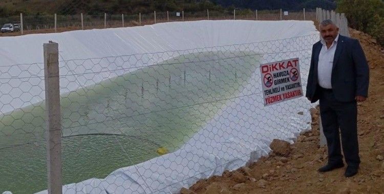 Su sıkıntısına karşı kendi imkanlarıyla çözüm
