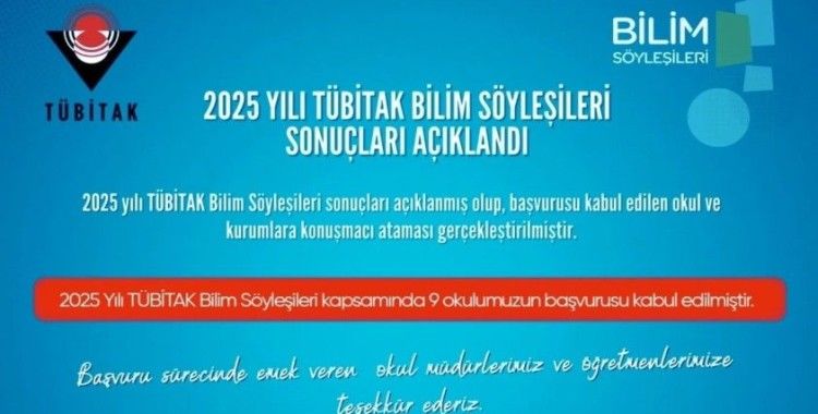 Niğde’de 9 okulda Bilim Söyleşileri gerçekleştirilecek
