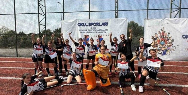 Menteşe Cumhuriyet Ortaokulu’ndan Hokeyde gururlandıran zafer