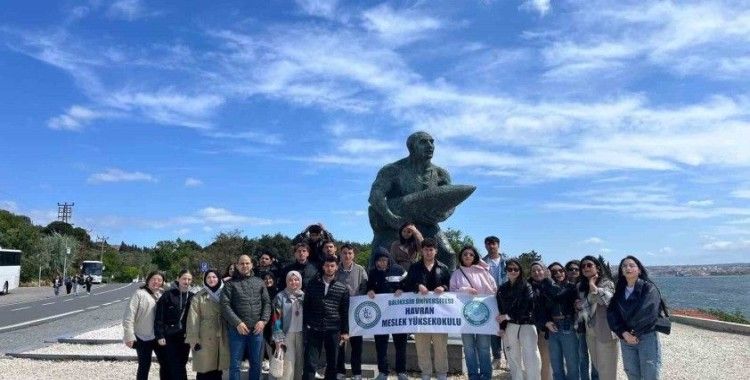 Havran’da üniversitelilerin Çanakkale coşkusu