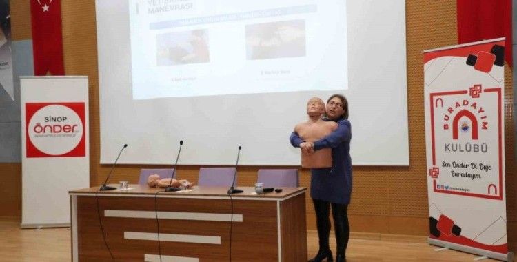 Sinop’ta hayat kurtaran konferans