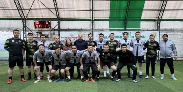 Muğla Orman Bölge Müdürlüğü halı saha turnuvasında finalistler belli oldu
