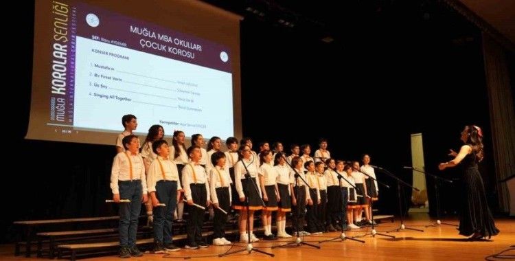 Muğla’da Uluslararası Korolar Şenliği, coşkulu finalle tamamlandı