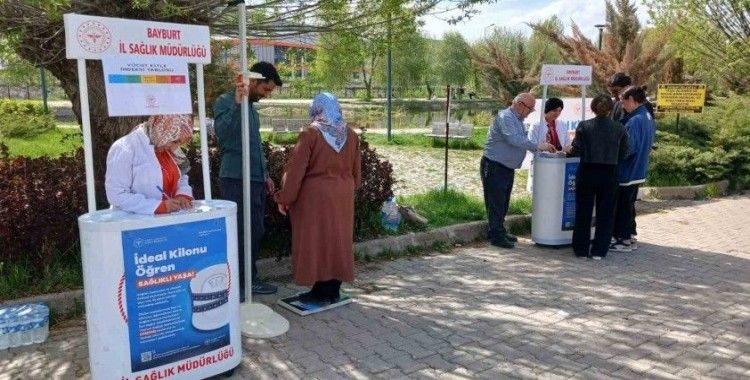 Bayburt’ta obezite ile mücadele başladı