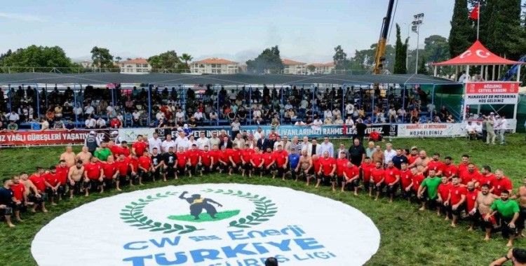 Manavgat’ta yağlı güreş coşkusu yaşanıyor