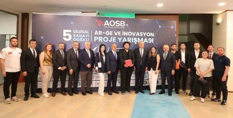 AOSB 5. Ulusal Ar-Ge ve İnovasyon Yarışmasının ödülleri sahiplerini buldu