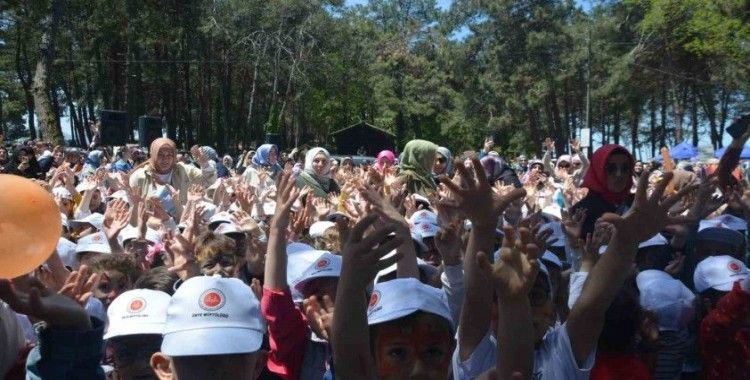 Ordu’da 4-6 Yaş Kur’an kursu öğrencileri, çocuk şenliğinde buluştu