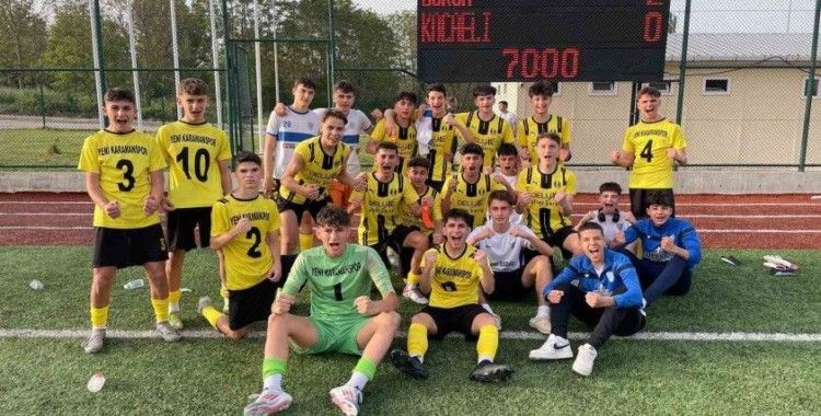 U15 Türkiye Şampiyonasının Bilecik etabının şampiyonu Yenikaramanspor oldu
