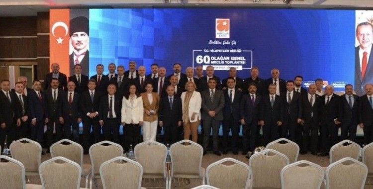 Vali Eldivan Vilayetler Birliği 60. Olağan Genel Meclis Toplantısı’na katıldı