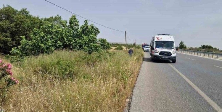 Didim’de araç takla attı: 1 yaralı