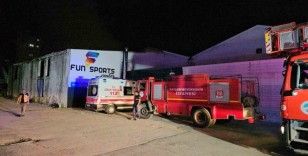Kayseri’de mobilya fabrikasında yangın
