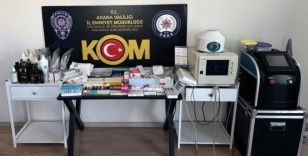 Adana’da kaçak klinik operasyonu
