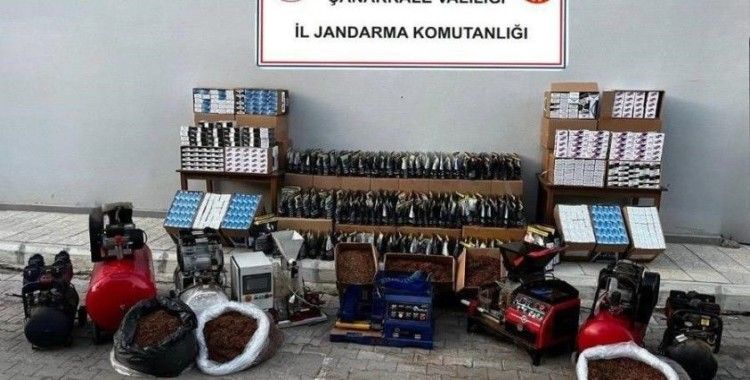 Çanakkale’de Jandarmadan kaçak tütüne geçit yok
