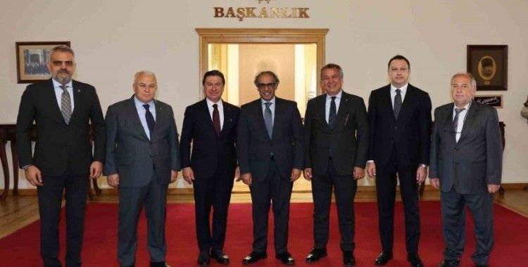 Kuveyt Büyükelçisi Al-Adwani, Başkan Aras’la görüştü
