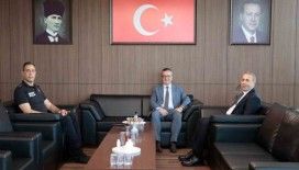 Emniyet Müdürü Kenan Kurt, Biga’da yapımı devam eden Emniyet Müdürlüğü binasında incelemelerde bulundu
