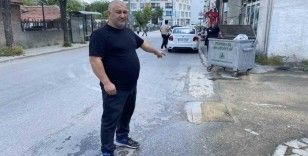 Şebeke suyu hattındaki patlak onarılmayı bekliyor
