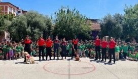 Aydın’da jandarma ekipleri ilkokul öğrencileriyle buluştu
