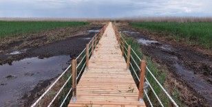 Büyükşehir, Sultan Sazlığı’ndaki yol yenileme çalışmasını tamamladı
