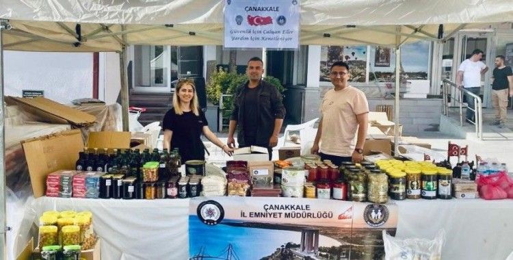 Çanakkale İl Emniyet Müdürlüğü yöresel ürünlerle Ankara’da yerini aldı