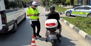 Manisa’da 91 motosiklet trafikten men edildi
