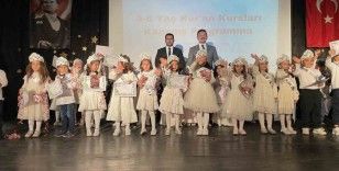 4-6 yaş Kur’an kursu öğrencilerinden yılsonu etkinliği
