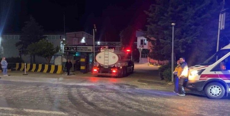 Tekirdağ’da kimya fabrikasında yangın
