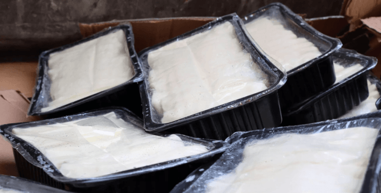 Şehirlerarası otobüste taşınan 700 kilogram peynir imha edildi