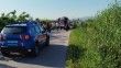 Yoldan çıkan işçi servisi sazlıkların arasına devrildi: 6 yaralı
