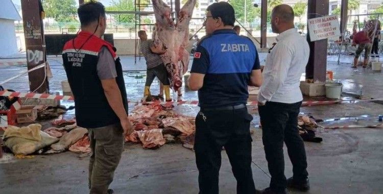 Nazilli İlçe Tarım ve Orman Müdürlüğü ekiplerinden bayramda yoğun mesai
