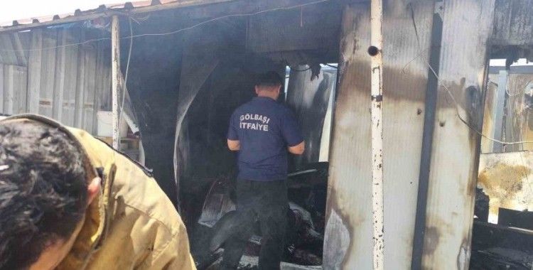 Yanan konteynerler paniğe neden oldu