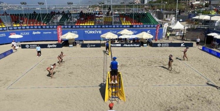 Dünya Plaj Voleybolu Pro Tur’un Alanya etabı başladı