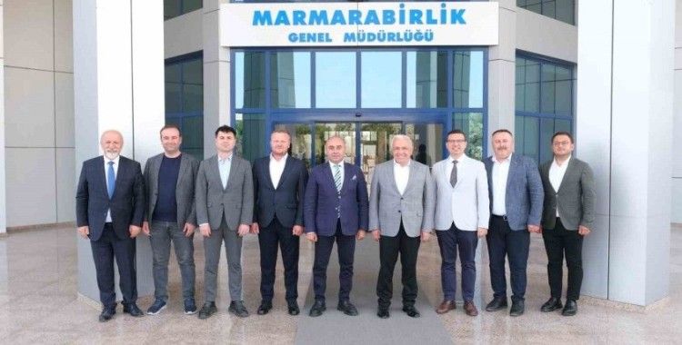 Başkan Şadi Özdemir’den Marmarabirlik’e hayırlı olsun ziyareti