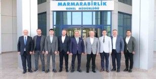 Başkan Şadi Özdemir’den Marmarabirlik’e hayırlı olsun ziyareti

