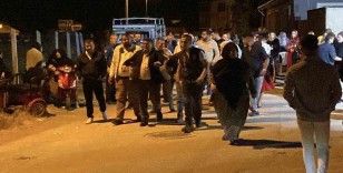 Sokak düğününde göğsüne yorgun mermi isabet eden kadın yaralandı

