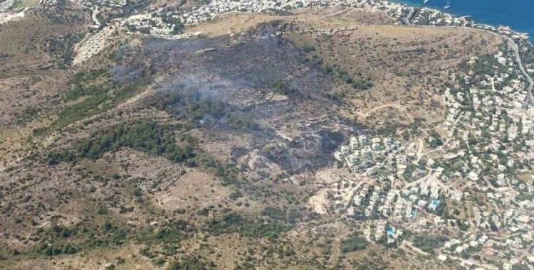 Bodrum Türkbükü yangını kontrol altına alındı